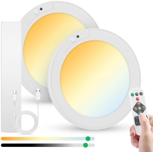 Motion Sensor Closet Light Rechargeable Battery Operated Ceiling Light