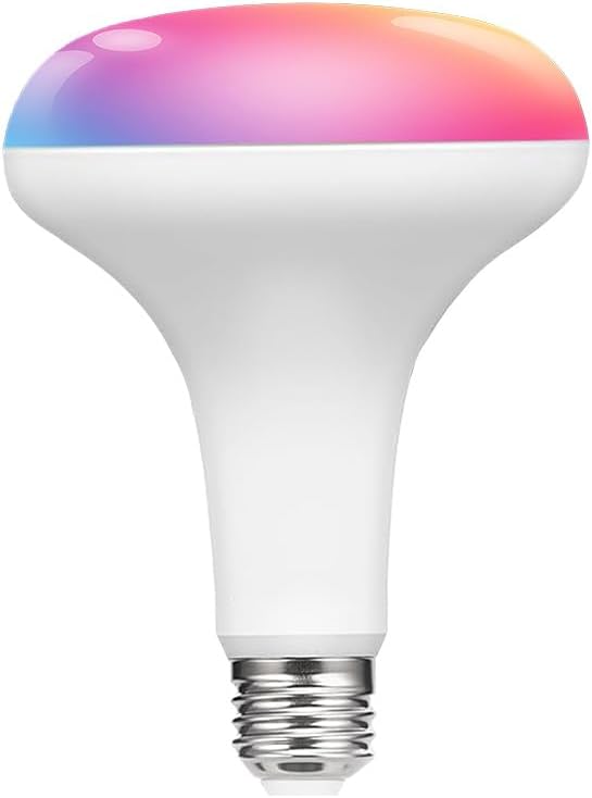 Bluetooth A60 Smart LED Light Bulbs RGBCW, Music Sync Color Changing, App Control for Living Room, Party,9W (2 Pack)