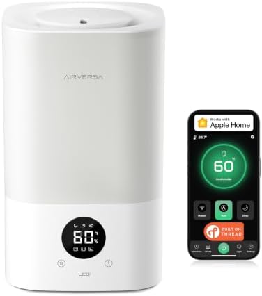 Airversa AH1B 3.2L HomeKit Smart Humidifier, Top-Fill, Cool Mist, White