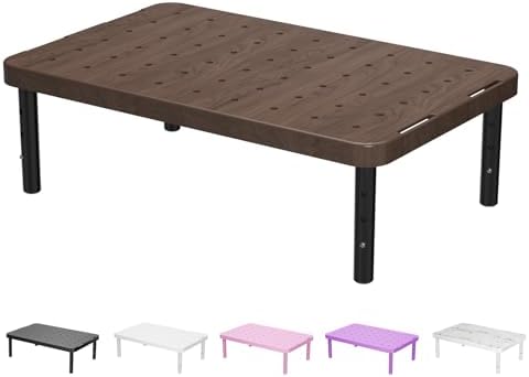 WALI Plastic Computer Monitor Stand, Adjustable Laptop Riser, up to 44 lbs