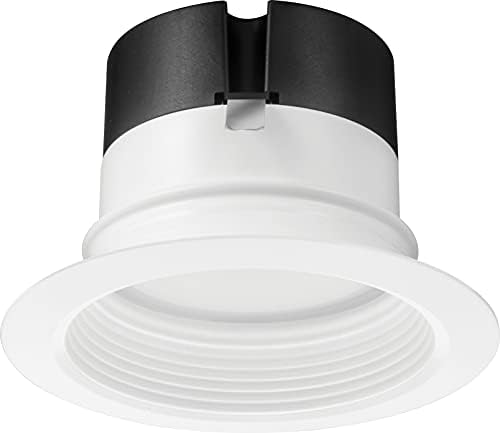 Juno 4BEMW SWW5 90CRI CP6 M2 E-Series LED Recessed Downlighting, Baffle Trim, 4-Inch, White (Pack of 12)