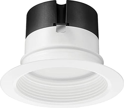 Juno 4BEMW SWW5 90CRI CP6 M2 E-Series LED Recessed Downlighting, Baffle Trim, 4-Inch, White (Pack of 12)