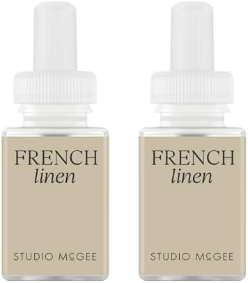 Pura x Studio McGee Home Diffuser Refill, 2 Pack, French Linen