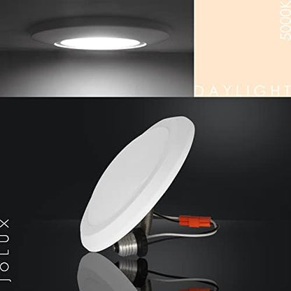 Jolux 7.5" LED Disk Light,Retrofit Flush Mount Ceiling Light, Dimmable