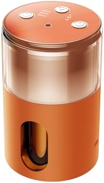 Waterless Essential Oil Diffuser: 𝟗-𝐂𝐨𝐥𝐨𝐫 𝐋𝐄𝐃 Orange