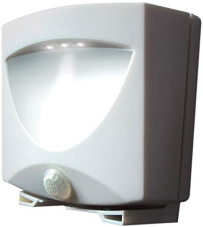 Maxsa 43341 Motion Activated Weatherproof Indoor / Outdoor Wireless LED Night Light, (3-Pack) - White