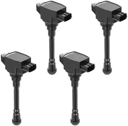 BDFHYK Ignition Coil Packs Compatible with Nissan 2017-2018 Sentra 1.6L, 2013-2018 Sentra 1.8L, 2013-2019 NV200 2.0L,Coil for UF-739 UF-746 1788369 CUF549 C751 GN10241 5C1753 Set of 4