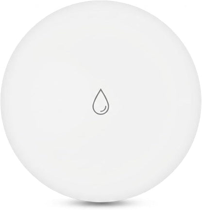 Tuya ZigBee Smart Water Leak Sensor with Built-in Alarm, IP54 Water-Resistant Flood Detector, App Notification & Remote Monitoring, Compatible with Alexa & Google Home (ZigBee Hub Required)