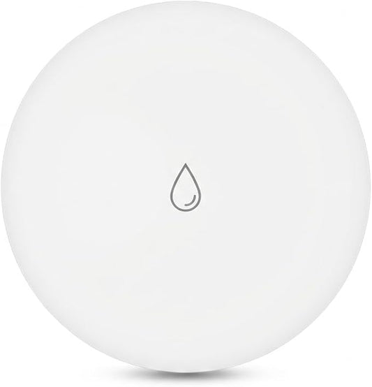 Tuya ZigBee Smart Water Leak Sensor with Built-in Alarm, IP54 Water-Resistant Flood Detector, App Notification & Remote Monitoring, Compatible with Alexa & Google Home (ZigBee Hub Required)
