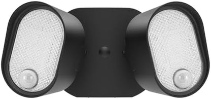 LUTEC 35W 4000LM LED FloodLights with 2 Sensors, Motion Sensor Outdoor Lights 5000K Dusk to Dawn, IP65 Waterproof 240 Wide Angle Motion Outdoor for Garage, Patio, Yard(2 Pack)