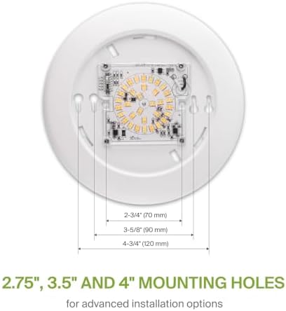 ASD 1 Pack LED Disk Lights 6 Inch, 5CCT Flush Mount Ceiling Light Fixture