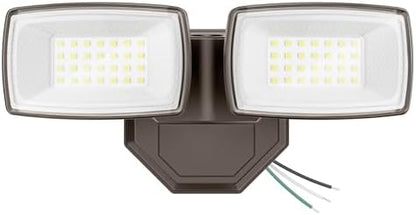 Onforu 3200LM Flood Lights Outdoor, 32W 6500K LED Security Light Switch Controlled, IP66 Waterproof Outdoor Lights, Wall Mount Exterior Flood Light with 2 Adjustable Heads Floodlights Outside
