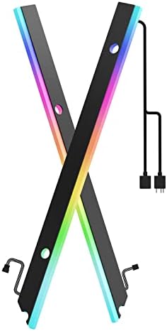 AsiaHorse ARGB Light Strip for Motherboard, 24 Independent Addressable RGB, 5V 3-pin Aura Sync, Lightsaber-X Led PC Parts Kit Compatible with Micro-ATX