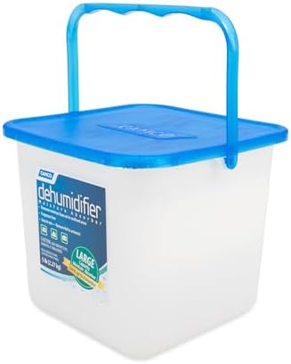Camco Moisture Absorber Bucket - Features Fast-Acting Moisture-Absorbing Agent - No-Fragrance Beads – Use with RV Storage, Camper Organization & More (44282)