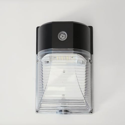 CINOTON 26W LED Wall Pack Light with Dusk to Dawn Sensor, 3CCT Black 2Pack