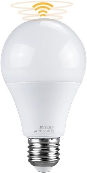 Wide Voltage Lights 10pcs AC85-265V Radar Motion Sensor Light Bulb E27 LED Lamp Auto Smart Infrared Bulb Energy Saving Bombillas Home Porch Stair Hallway Household Bulbs