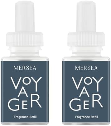 Pura x Mersea Home Diffuser Refill, 2 Pack, Voyager