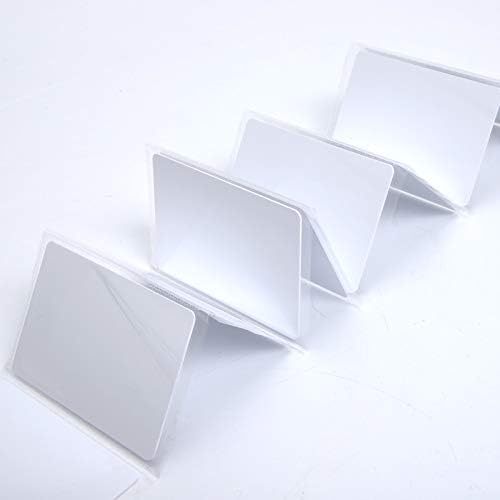 JASAG 100pcs Premium Rewritable UID Smart Card, Mi Fare 1K S50 RFID Cards Keys, 13.56MHz PVC Blank White JASAG-UID5050 JASAG-UID5050