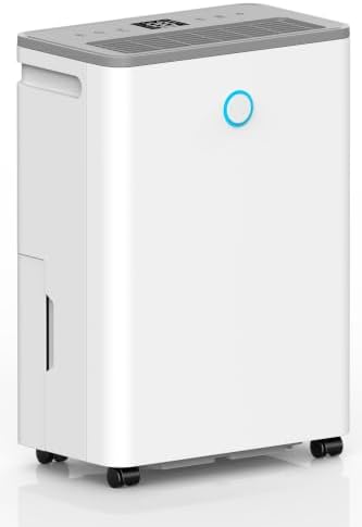 Dehumidifier for Basement, Max 30 Pint Dehumidifiers for Home w/Drain Hose