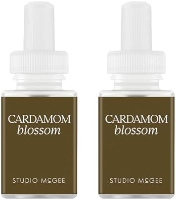 Pura x Studio McGee Home Scent Refill - Smart Air Diffuser - Long-Lasting Luxury Fragrance per Refill - Home Essential - Clean & Safe Diffuser Fragrance - 2 Pack, Cardamom Blossom