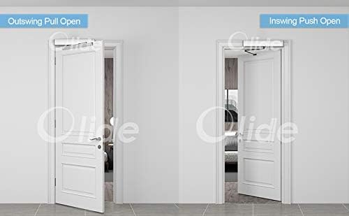 Olideauto Commercial Handicap Door Opener Swing Door for the Disabled with Wired Narrow Rectangle Handicap Push Buttons Olide-515