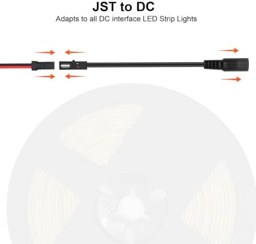 VST 16.4ft COB LED Strip Lights Cool White 6500K, 12V Dimmable LED Tape Light, 48w, 2400LEDs, Ra 93+, IP30, Lighting for Kitchen, Cabinets, UL Listed (Power Source Not Included)