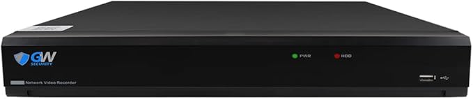 GW Security 32 Channel 4K 12MP NVR Video Recorder Alone (GW5532NSN)