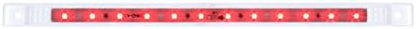 GG Grand General 75965 Red/Clear Marker Light (10-1/8" Ultra Thin 12 LED Bar)