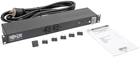 Tripp Lite 12-Outlet Rackmount PDU Isobar Surge Protector Power Strip, 20A, 3840 Joules, 15ft Cord with 5-20P Plug, 1U Rack-Mount, Lifetime Manufacturer's Warranty & $25,000 Insurance (IBAR12-20ULTRA)