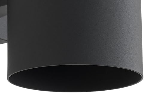 Progress Lighting Cylinder Outdoor Wall Light, Black