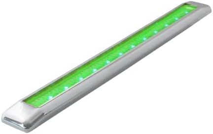 GG Grand General 75973 Green/Green Light Bar (10-1/8" Ultra Thin 12LED with Clear Pl Bezel)