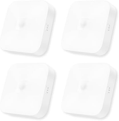 Rechargeable Motion Sensor Closet Light, 500LM Wireless Ceiling Light 4Pack