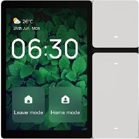 Smart Home Control Panel 3 Gang Relay Touchscreen and 3 Button All in One Smart Switch Built in IR for Home Devices Control Wall Mount Smart Panel