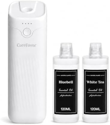Waterless Essential Oil Diffuser (M60) with 2x120ml Oil