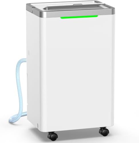 34 Pints Dehumidifier for Basement, with Drain Hose, 38dB Quiet, 2500 Sq.Ft