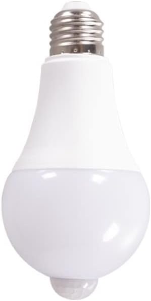Fengyan Home Bulbs 10PCS AC85-220V 9W 12W15W LED PIR Motion Sensor Light Bulb E27 Smart Bulb Detector Sensor Lamp for Home Porch Yard Garage Lighting Household Lamp ( Color : 10pcs 15W , Size : White