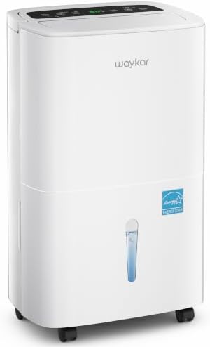 Waykar 140 Pints Energy Star Dehumidifier for Basement up to 6,500 Sq. Ft.