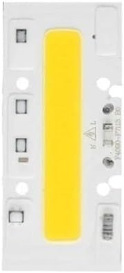 Home Bulbs, Pack of 6, LED COB Chip Lamp AC110V Smart IC No Need Driver Led Floodlight 10W/20W/30W/50W/70W/100W/150W DIY Chip Lighting(Warm White,Long chip 30W)