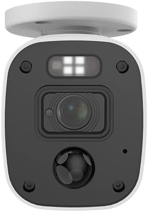 Swann Add-On DVR Flashing Light Bullet Cam with Sensor Spotlight, 1080P Video, Indoor or Outdoor Design, Dusk to Dawn Color Night Vision Plus True Detect Heat, Motion Detection, and One Way Audio