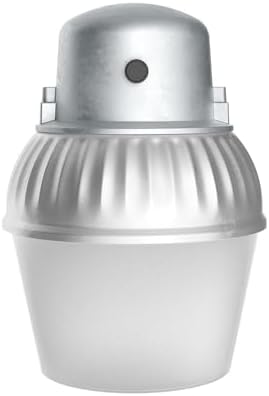 Lithonia Lighting LED Outdoor Flood Light Fixture, Exterior Dusk to Dawn Security Light with Photocell Sensor, Pole or Wall Mount, 3500 Lumens, 5000K Daylight, Gray (OALS10)