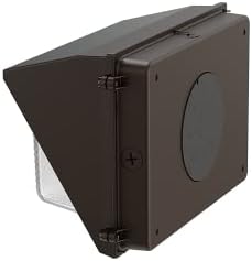 Lithonia Lighting 13" LED Wall Pack Outdoor Light, Dusk to Dawn Photocell
