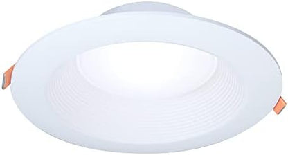 HALO LTB 6-inch Selectable CCT (3000K-5000K) Integrated LED, White Recessed Light, Dimmable Retrofit Trim
