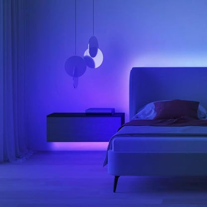Feit Electric 10ft Color LED Tape Light, Dimmable, RGB Color with Remote Control, Cut-to-Fit Design, 5V USB-Powered Display Lighting, Indoor Use Only, 25,000-Hour Lifetime, TAPE120/RGB/USB