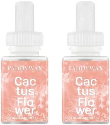 Pura x Paddywax Home Diffuser Refill, 2 Pack, Cactus Flower
