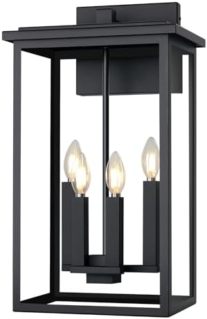 Extra Large Outdoor Wall Lights，Outdoor Light Fixtures Wall Mount 22 in