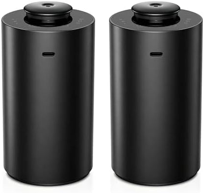 Airversa 2 Pack ANX Waterless Diffuser for Essential Oil, Black + Black