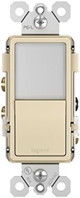 Legrand radiant 15 Amp Combination LED Night Light 3-Way Switch Ivory