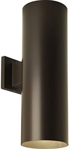 Progress Lighting 2-Light Outdoor Wall Lantern Light, Antique Bronze