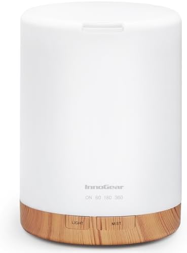 InnoGear 300ml Essential Oil Diffuser for Home Scent Humidifier, Yellow