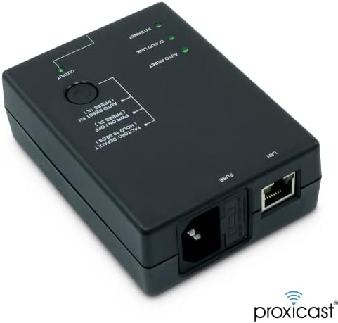 ezOutlet5 - Internet Enabled IP & WiFi Remote Power Switch with Auto Reboot